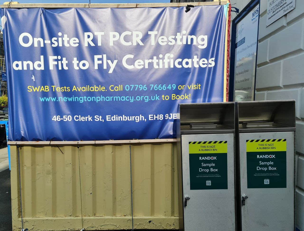 Covid PCR Test Edinburgh - Fit to Fly - 24-36hr Turnaround
