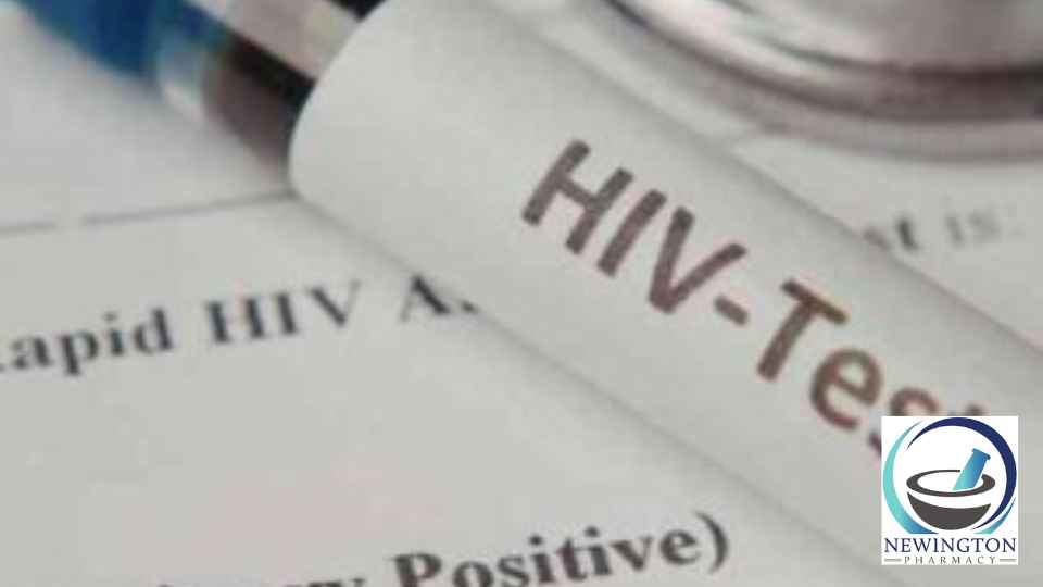 close-up of hiv blood test